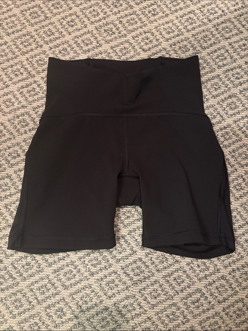 lululemon athletica Black High-Rise Bike Shorts